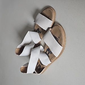 Sorel Ella's II Sandal (womens) white/cream